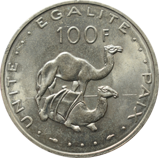 Džibutsko 100 Francs 1977
