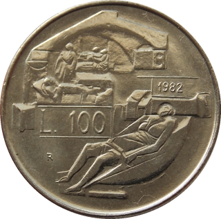 San Maríno 100 Lira 1982
