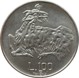 San Maríno 100 Lira 1974