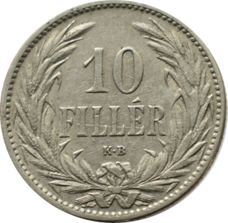 F.J. 10 Fillér 1894 K.B