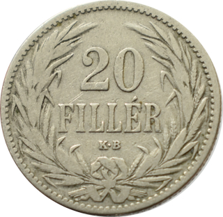 F.J. 20 Fillér 1894 K.B.