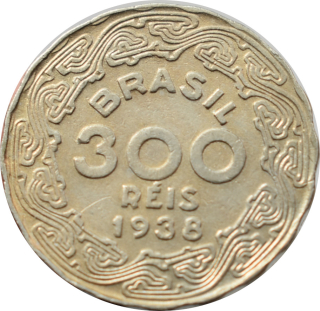 Brazília 300 Reis 1938