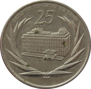 Tanzánia 25 Shillings 1991