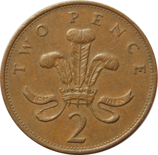 Anglicko 2 Pence 1986