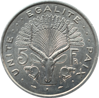 Džibutsko 5 Francs 1991