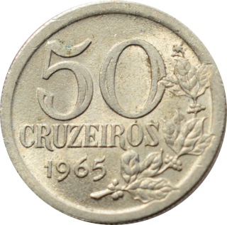 Brazília 50 Cruzeiros 1965