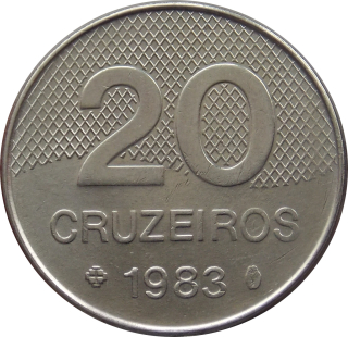 Brazília 20 Cruzeiros 1983