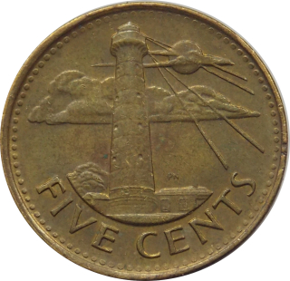 Barbados 5 Cents 2007
