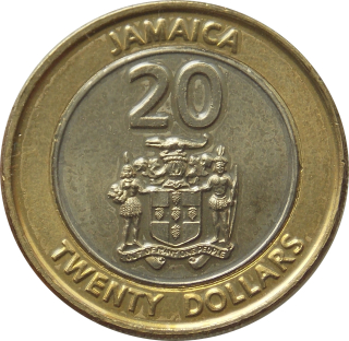Jamajka 20 Dollars 2001