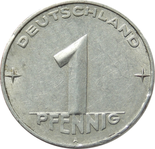 DDR 1 Pfennig 1953 A