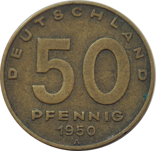 DDR 50 Pfennig 1950