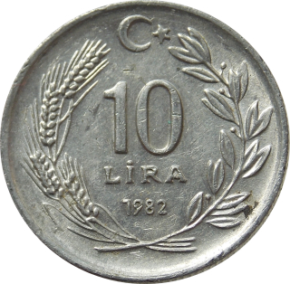 Turecko 10 Lira 1982