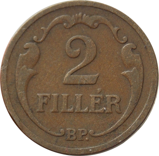 Maďarsko 2 Fillér 1930