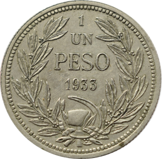 Čile 1 Peso 1933