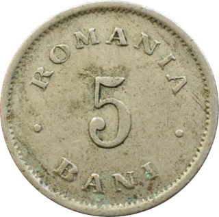 Rumunsko 5 Bani 1900