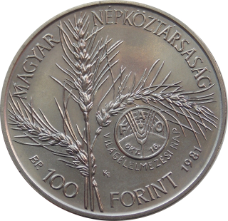 Maďarsko 100 Forint 1981