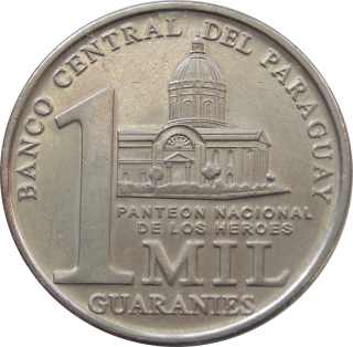 Paraguaj 1000 Guaranies 2008
