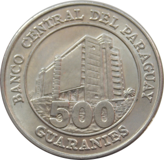 Paraguaj 500 Guaranies 2011