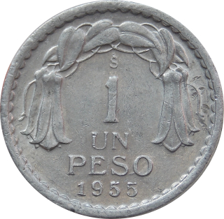 Čile 1 Peso 1955