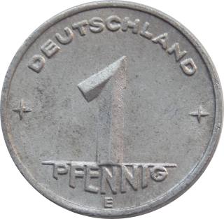 DDR 1 Pfennig 1950 E