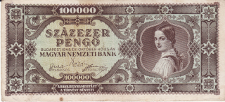 Maďarsko 100 000 Pengő 1945