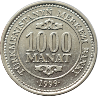 Turkménsko 1000 Manat 1999