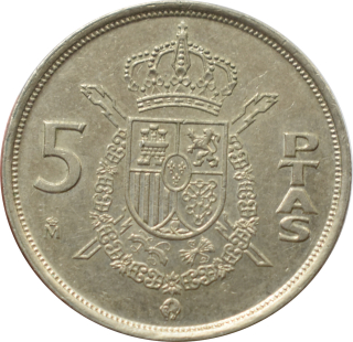 Španielsko 5 Pesetas 1984