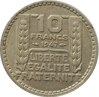 Francúzsko 10 Francs 1947