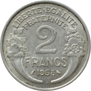 Francúzsko 2 Francs 1958