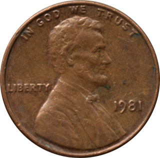 Spojené štáty 1 Cent 1981