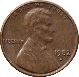 Spojené štáty 1 Cent 1982 D