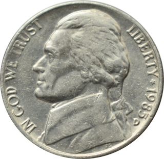 Spojené štáty 5 Cents 1985 D