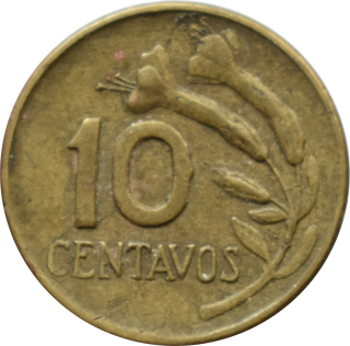Peru 10 Centavos 1971