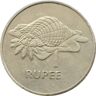 Seychely 1 Rupee 1977