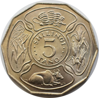Tanzánia 5 Shillings 1971