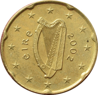 Írsko 20 Cent 2002