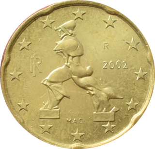 Taliansko 20 Cent 2002
