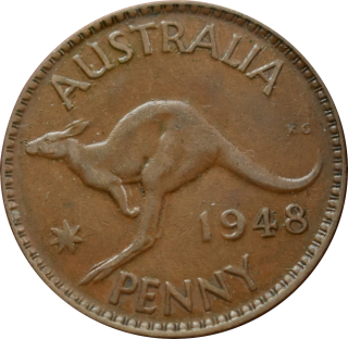 Austrália 1 Penny 1948