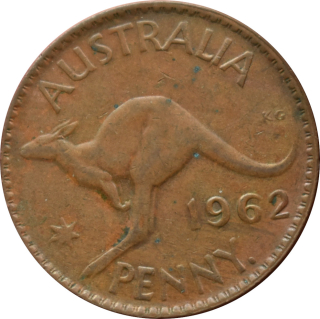 Austrália 1 Penny 1962