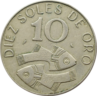 Peru 10 Soles de Oro 1969
