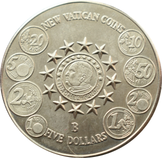 Libéria 5 Dollars 2004