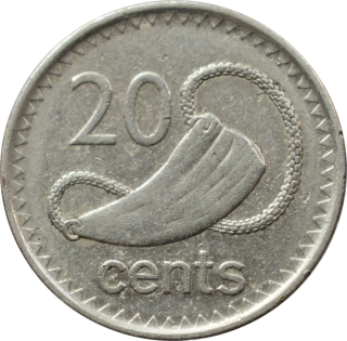 Fidži 20 Cents 2009