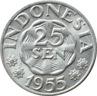 Indonézia 25 Sen 1955
