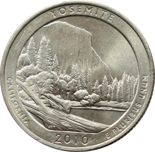 Spojené štáty 1/4 Dollar 2010 Yosemite