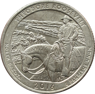 Spojené štáty 1/4 Dollar 2016 Theodore Roosevelt