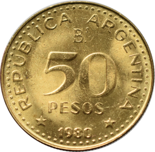 Argentína 50 Pesos 1980