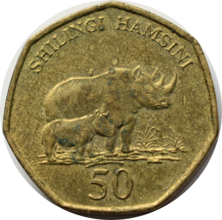 Tanzánia 50 Shillings 2012