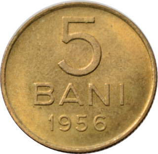 Rumunsko 5 Bani 1956