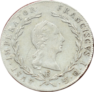 František I. 5 Kreutzer 1821 B