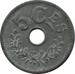 Luxembursko 5 Centimes 1915